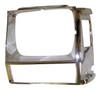 Headlamp Bezel, Left, Chrome, 84-90 Cherokee XJ