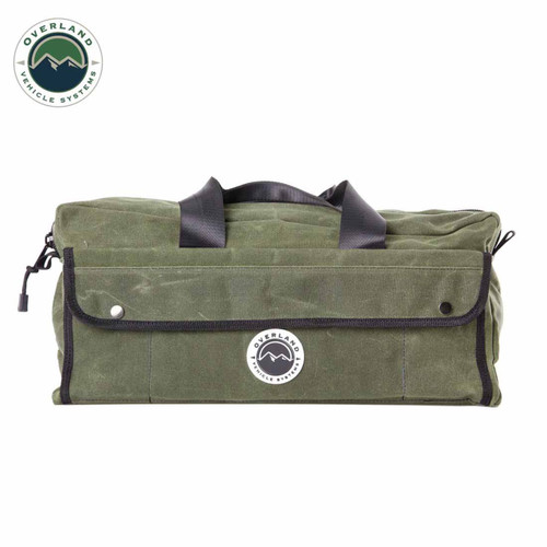 Small Duffle Bag with Handle & Straps - #16 Waxed Canvas Storage Small Duffle Bag with Handle & Straps - #16 Waxed Canvas Storage