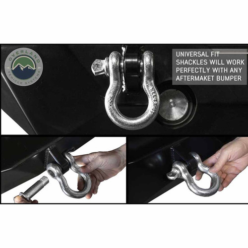 Recovery Shackle D-Ring 3/4" 4.75 Ton - Zinc Recovery Shackle D-Ring 3/4" 4.75 Ton - Zinc