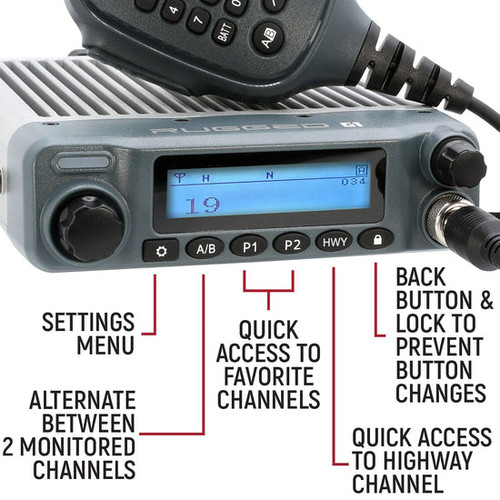 Rugged G1 ADVENTURE SERIES Waterproof GMRS Mobile Radio Rugged G1 ADVENTURE SERIES Waterproof GMRS Mobile Radio