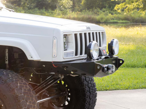 Jeep Cherokee XJ Front Trail Bumper with Upgright Winch Mount