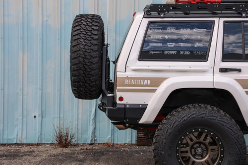 Jeep XJ Rear Bumper | Vanguard Tire Carrier Ready - Jeep Cherokee (84-01)