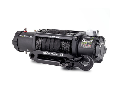 Ironman 4x4 Frontier 9,500 lb Winch with Synthetic Rope Ironman 4x4 Frontier 9,500 lb Winch with Synthetic Rope