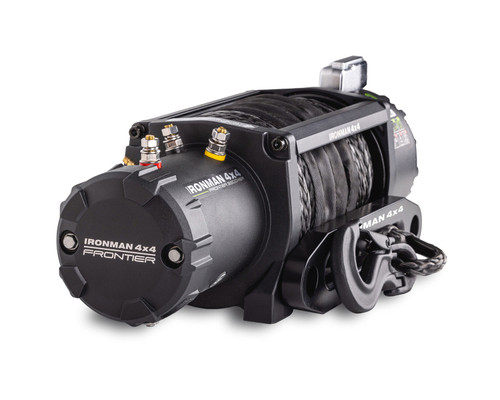Ironman 4x4 Frontier 9,500 lb Winch with Synthetic Rope Ironman 4x4 Frontier 9,500 lb Winch with Synthetic Rope