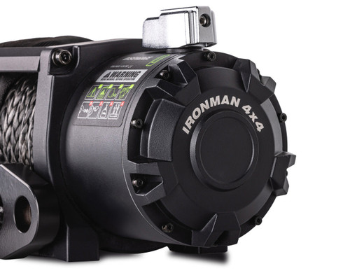 Ironman 4x4 Frontier 9,500 lb Winch with Synthetic Rope Ironman 4x4 Frontier 9,500 lb Winch with Synthetic Rope