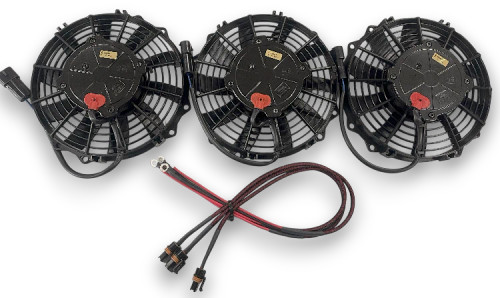Novak Jeep Cherokee XJ Tripple 9" Electric Cooling Fans - For Novak XJ Radiators