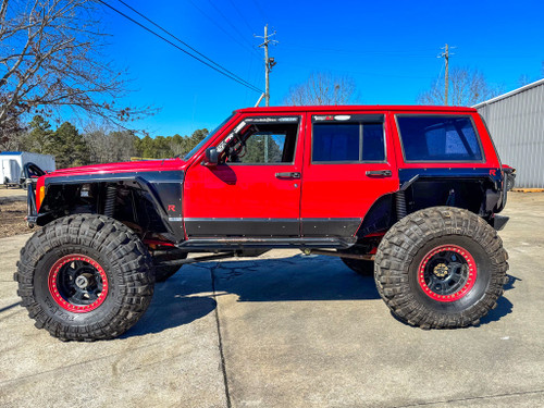 Rusty's Offroad XJ Cherokee Front and Rear Crawler High Clearance Steel Fender Flare Package - XJ 4-Door