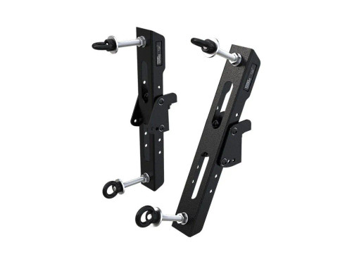 Recovery Device & Gear Holding Side Brackets - Fits XJ Cherokee Slimline II Roof Rack
