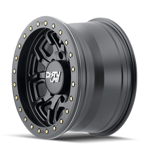 Dirty Life Wheels 17x9 9303 DT-1 Simulated Beadlock - Matte Black - Fits XJ Cherokee