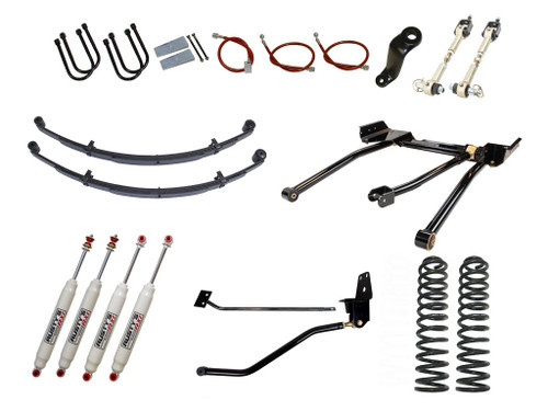 Rusty's Offroad Jeep Cherokee XJ 6.5" Long Travel Suspension Lift System