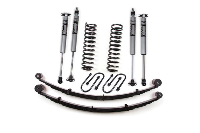 Zone Offroad XJ Cherokee 3" Suspension Lift Kit with Full Leaf Springs & FOX 2.0 Shocks Zone Offroad XJ Cherokee 3" Suspension Lift Kit with Full Leaf Springs & FOX 2.0 Shocks