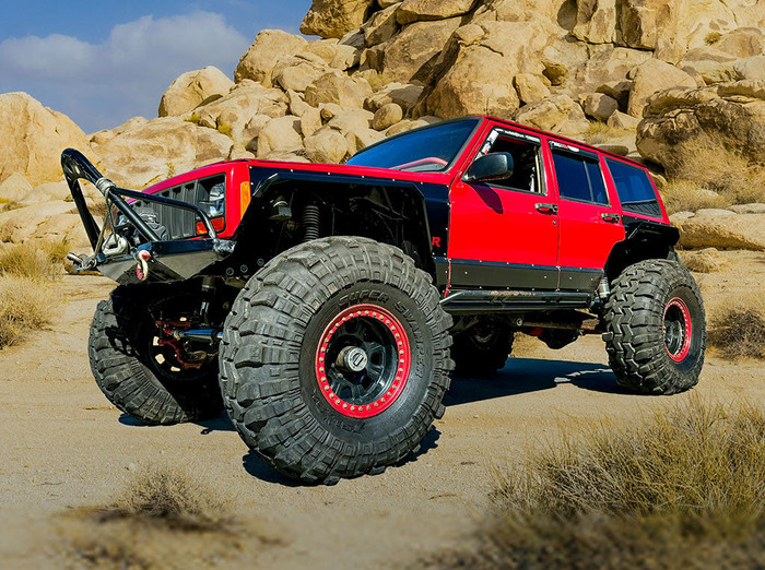 Rusty's Offroad XJ Cherokee Front and Rear Crawler High Clearance Steel Fender Flare Package - XJ 4-Door