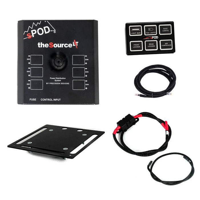 sPOD SourceLT w/ Mini6 Accessories Control - XJ Cherokee