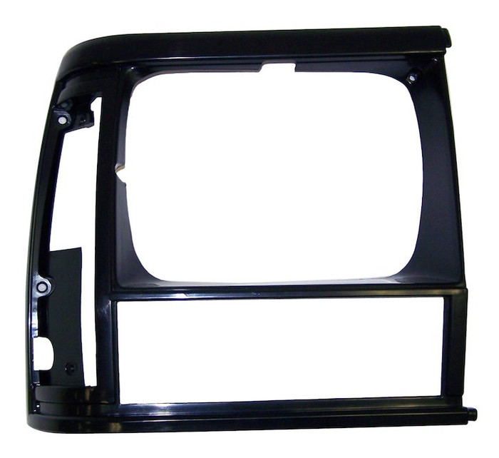 Headlamp Bezel, Right, Flat Black, 93-96 Cherokee XJ
