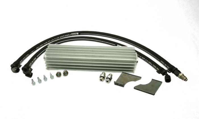 1987-2001 Jeep Cherokee XJ High Flow Heat Sink Fluid Cooler Kit -8AN Fittings