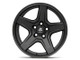 Mammoth Boulder Matte Black Wheel; 17x9; -6mm Offset (84-01 Jeep Cherokee XJ)