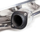 Jeep Cherokee XJ 4.0 1.5" Shorty Exhaust Header Polished Silver Ceramic 91-99