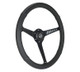 NRG Classic 15" Stealth XJ Cherokee Steering Wheel - Black Perforated Leather & Black Stitching