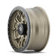 Dirty Life Wheels 17x9 9303 DT-1 Simulated Beadlock - Satin Gold - Fits XJ Cherokee