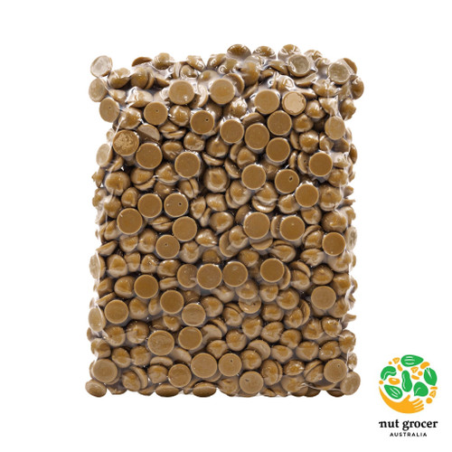 Premium Belgian 28% Caramel White Chocolate Mini Buttons