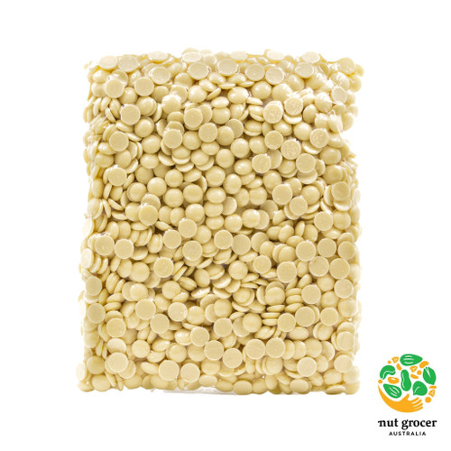 Premium Belgian 30% White Chocolate Mini Buttons