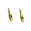 Brinco de ouro 18k argola simples 16,45mm