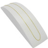 Corrente de ouro 18k cartier arredondado 0,95 mm com 40cm