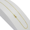 Corrente de ouro 18k cartier arredondado 0,95 mm com 70cm