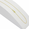 Corrente de ouro 18k cartier cadeado 0,95 mm com 45cm