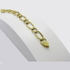 Pulseira de ouro 18k grumet 1x1 10.15mm com 18cm