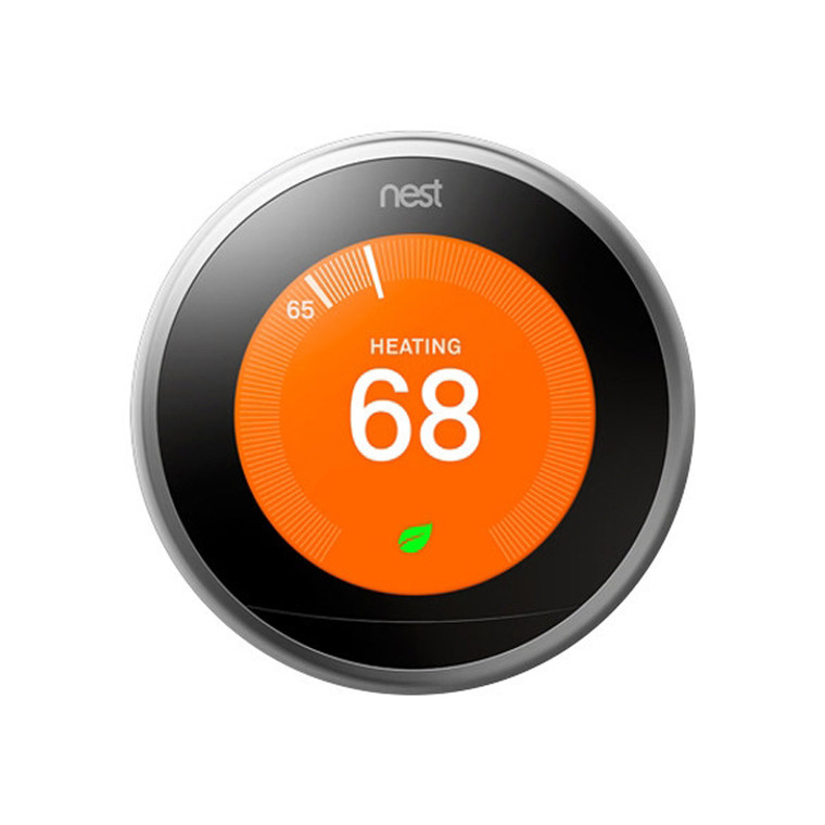 Google Nest Learning Thermostat (3rd Generation, Stainless Steel)