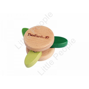 EverEarth Rattle,Grasper,Teether,Sound Maker Kids Pretend Play Eco-Friendly