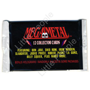 Mega Metal Collector Cards x 3 packs