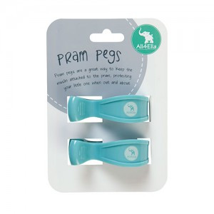 Pram pegs 2 Pack Pegs Blue Gift Idea