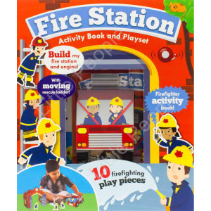 Book-Fire Station Activity Book and Play Set