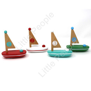 Jack Rabbit Creations - 4 Little Wooden Sailboats (Blind Pick)
(Blind Picking)