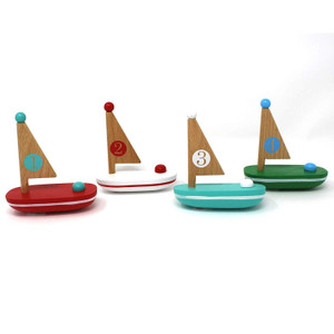 Jack Rabbit Creations - 4 Little Wooden Sailboats (Blind Pick)
(Blind Picking)