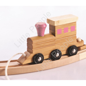 EverEarth Personalised Name Train Engine - Pink Kids Pretend Play EverEarth Personalised Name Train Engine - Pink Kids Pretend Play
