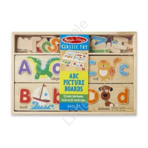 Melissa & Doug ABC Picture Boards - Educational Toy