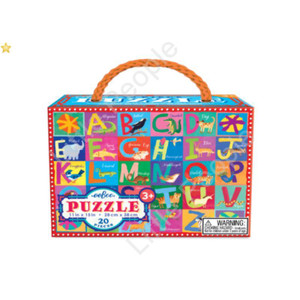 eeboo 20 Piece Puzzle - Animal Alphabet Puzzle