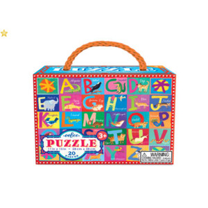 eeboo 20 Piece Puzzle - Animal Alphabet Puzzle