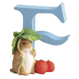 Peter Rabbit Letters - Letter "F" with Timmy Willie