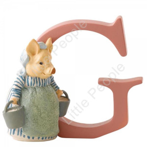 Peter Rabbit Letters - Letter "G" with Aunt Pettitoes