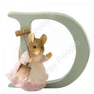Peter Rabbit Letters - Letter "D" with Hunca Munca