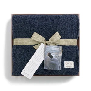 Demdaco Navy Giving Blanket Beautifly Gift boxed