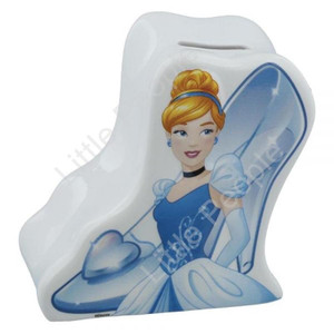 Cinderella money Box includes the Princess's iconic glass slipper