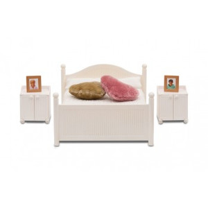 Lundby Smaland 2015 Bedroom Furniture White