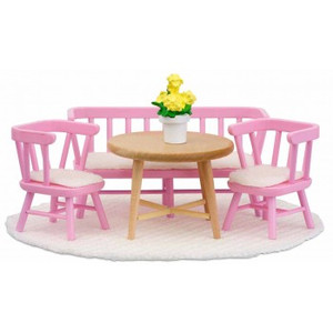Lundby Smaland 2015 Kitchen Furniture Set with pot plant