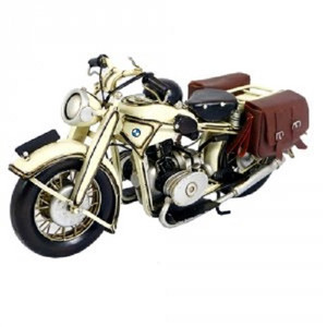 Model Replica 1932 BMW Motorbike Metal Handmade Motorcycle 32 cm rare Retired
