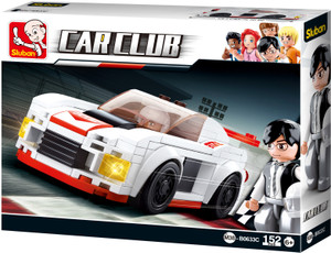 Sluban Compatible Building Blocks CAR CLUB Knight Racing Car